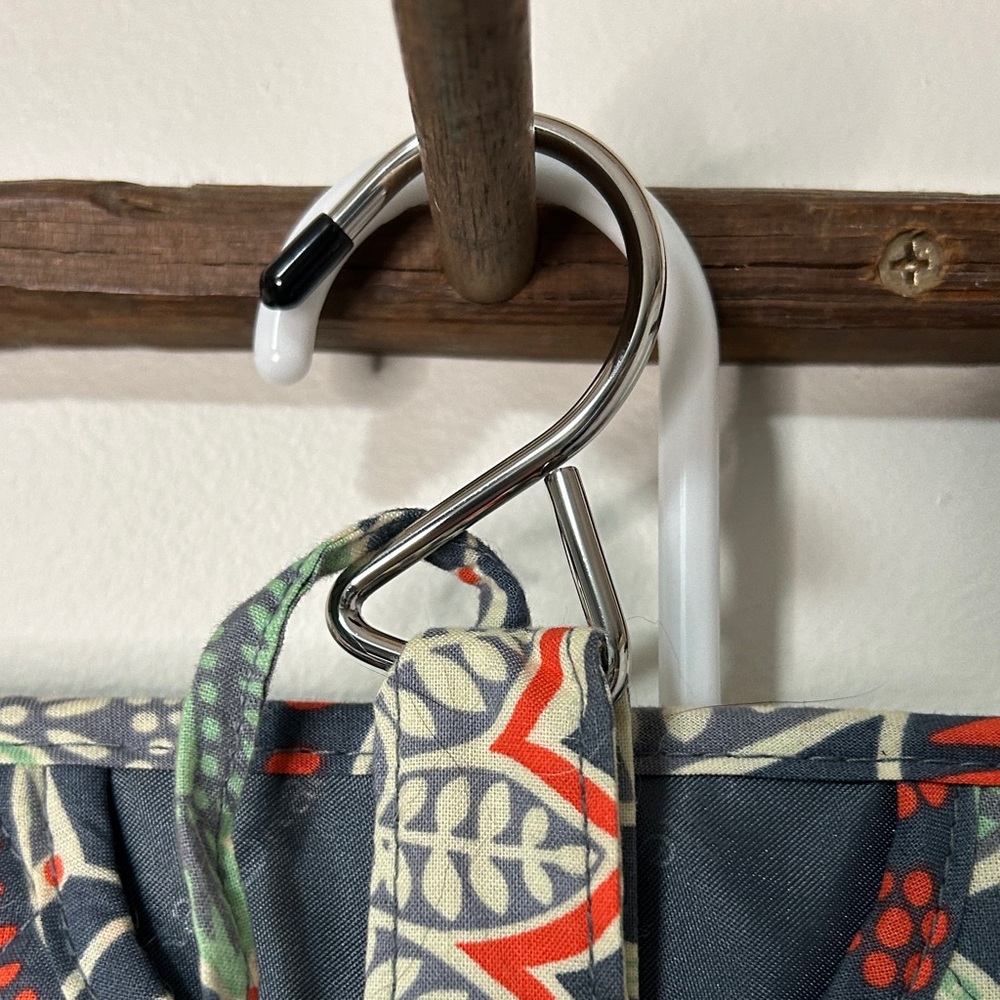 Vera Bradley Floral Hanging Organizer - Red, Green, Blue - Picture 2 of 5